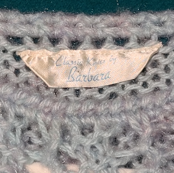 Vintage hand knit sweater tee - Picture 3 of 6